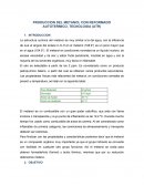PRODUCCION DEL METANOL CON REFORMADO AUTOTERMICO, TECNOLOGIA (ATR)