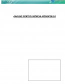 ANALISIS PORTER EMPRESA MONOPOLICA Historia y descripción de la Empresa