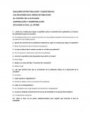 Equilibrio entre Población y Subsistencia