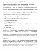 Antecedente contabilidad estrategica