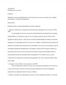 Actividad Globalización y servicios