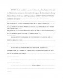 Acuerdos de transparencia