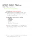 Caja makinder actividades