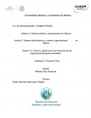 Sistema político y administrativo en México