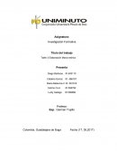 Taller de Elaboración Marco teórico