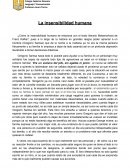 La insensibilidad humana