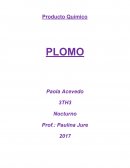 Producto Químico PLOMO