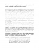 Existenci o ausencia de políticas publicas en las aulas