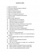 TALLER SOBRE EL VIDEO - El dinero la inflacion y la politica monetaria