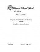 PROYECTO DE INTERVENCION SOCIOEDUCATIVO