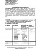 Planificación Rutinas y Momentos
