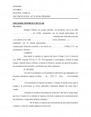 Modelo dedemanda divorcio vincular