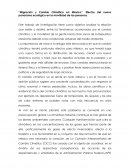 Migración y Cambio Climático en México