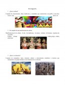 Investigación. ¿Qué es cultura?