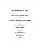 Procesos de gestión del Talento Humano informe