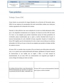 CASO PRACTICO. VIBRACIONES Y RUIDOS. Página 1