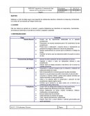 Prodimiento Electrico. Plan de trabajo