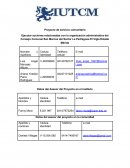 Proyecto de servicio comunitario Servicio de agua potables