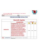 Tarea TERCER INFORME EVOLUTIVO