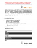 Memoria Técnica Sistema de Calor