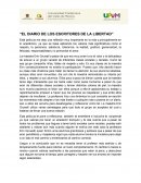 El diario de los escritores de la libertad