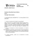 LA PSICOPATOLOGIA DESCRIPTIVA Y LA EVALUACION DE LOS SINTOMAS