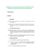 El Estado y su vínculo jurídico directo con la Constitución de la República del Ecuador