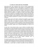 El conflicto sociológico del anatgonismo.