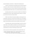 REFLEXIÓN SOBRE EL DOCUMENTAL " OBSOLESCENCIA PROGRAMADA"