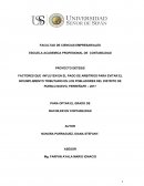 FACTORES QUE INFLUYEN EN EL PAGO DE ARBITRIOS PARA EVITAR EL INCUMPLIMIENTO TRIBUTARIO EN LOS POBLADORES DEL DISTRITO DE PUEBLO NUEVO, FERREÑAFE – 2017