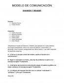 Modelo de Shannon y Weaber