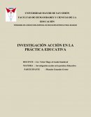 INVESTIGACIÓN ACCIÓN EN LA PRÁCTICA EDUCATIVA