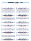 PROGRAMA PARA EL ASEO.