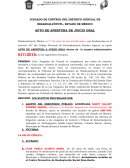 JUZGADO DE CONTROL DEL DISTRITO JUDICIAL DE NEZAHUALCÓYOTL, ESTADO DE MÉXICO