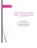 En el presente trabajo final de la materia de sociología del trabajo correspondiente al tercer semestre, se presentan los temas tales como la incursión de la mujer en el trabajo referente a el año 1900, la historia.