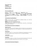 Historia clínica Antecedentes heredofamiliares