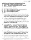 RECONOCIMIENTO DE TECNOLOGÍAS DISPONIBLES EN EL MERCADO