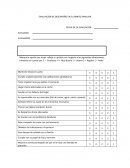 EVALUACION DE DESEMPEÑO FAMILIAR