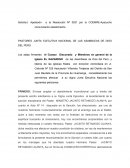 DESISTIMIENTO DE SANCION, PASTORES JUNTA EJECUTIVA NACIONAL DE LAS ASAMBLEAS DE DIOS DEL PERÚ