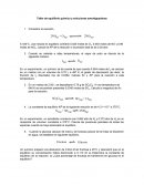 Cuando la glucosa (azúcar de maíz) y la fructosa (azúcar de la fruta) se disuelven en agua, se establece el siguiente equilibrio,