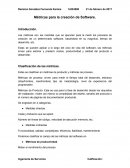 Métricas para la creación de Software