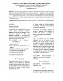 INFORME DE LABORATORIO: TORQUES Y EQUILIBRIO ROTACIONAL