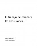 Trabajo de campo y las excursiones