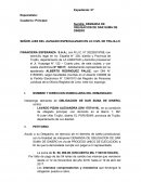 Demanda de un proceso ejecutivo