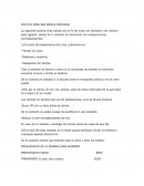 POLITICA PARA SER MENOS DISTRAIDA