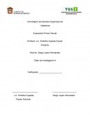 Taller de Investigación II Evaluación Primer Parcial