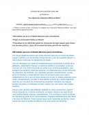 ACTIVIDAD #5 “Los orígenes de la Educación Pública en México”