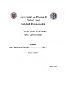 Ensayo del tema: Comunicación