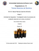 Etapa 3 Actividad de integradora “investigación sobre los procesos de oxidación-reducción en la vida y el entorno”