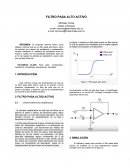 FILTRO PASA ALTO ACTIVO